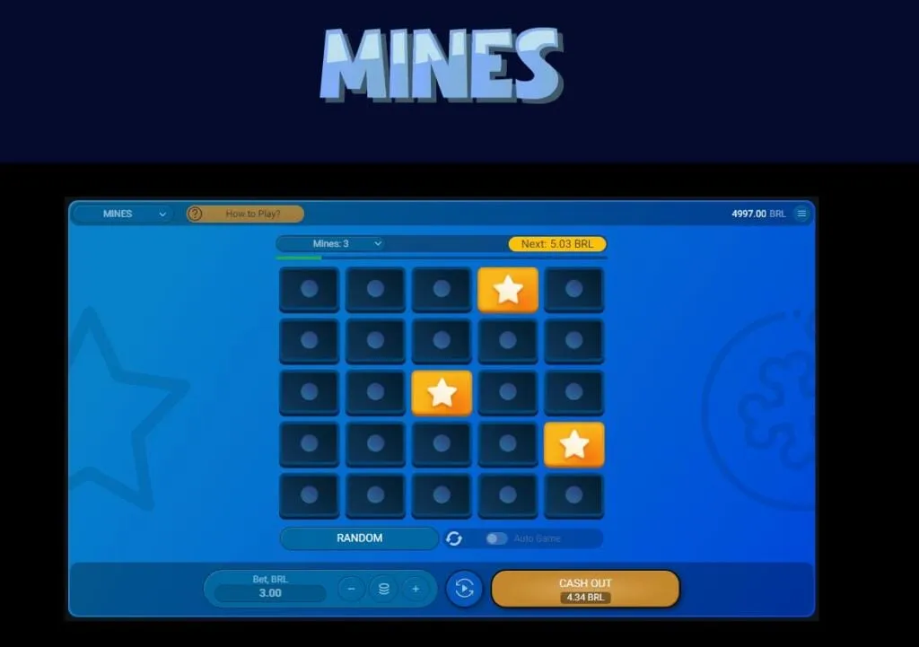 Ganhando no Mines da Bombinha